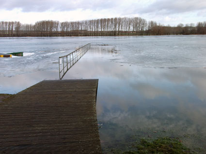 Hochwasser im Fr�hjahr 2011