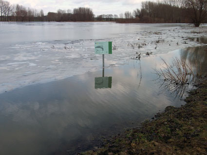 Hochwasser im Fr�hjahr 2011