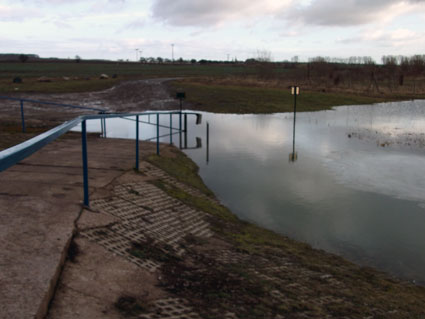 Hochwasser im Fr�hjahr 2011