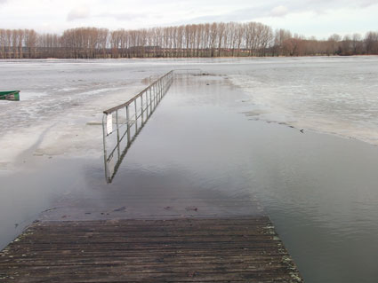 Hochwasser im Fr�hjahr 2011