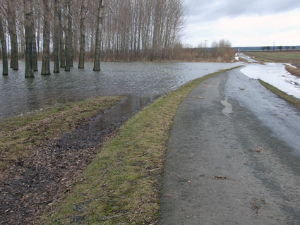 Hochwasser im Fr�hjahr 2011
